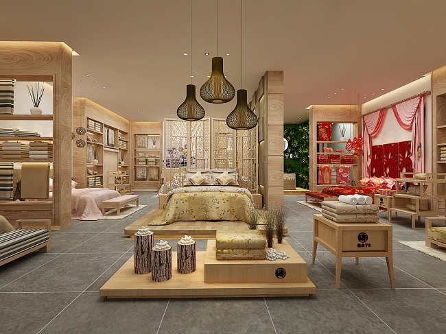 睡康寧專賣店室內全景