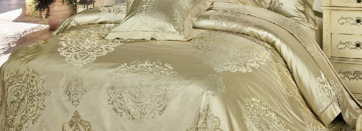 SA1060印象&middot;羅馬(真絲色織提花床蓋五件套)