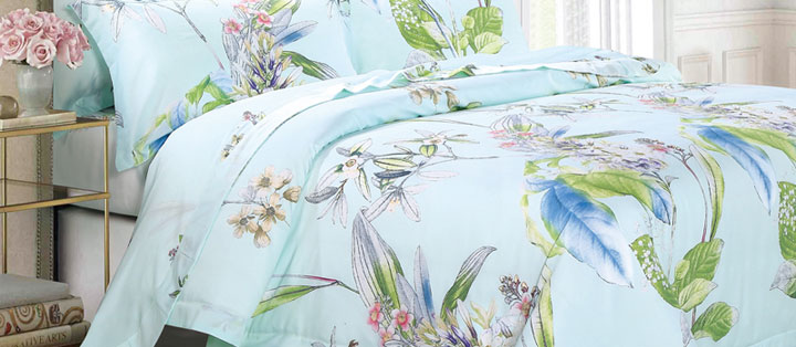 SD5273芬蘭組曲(天絲印花裥棉床笠四件套)